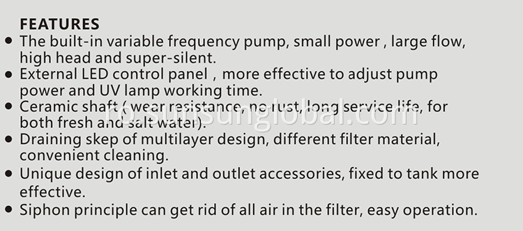 Filtru extern pentru rezervor de pești, canistra pentru acvariu Sunsun